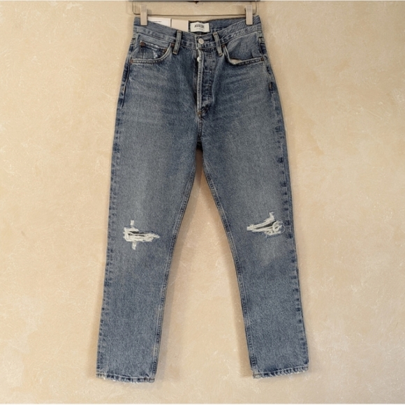 Agolde Denim - Agolde Riley Jeans in Escalate